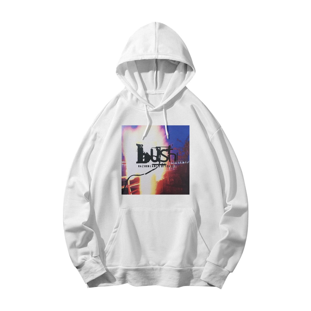 Bush Rage Tee – Edgy Flame Artwork Streetwear