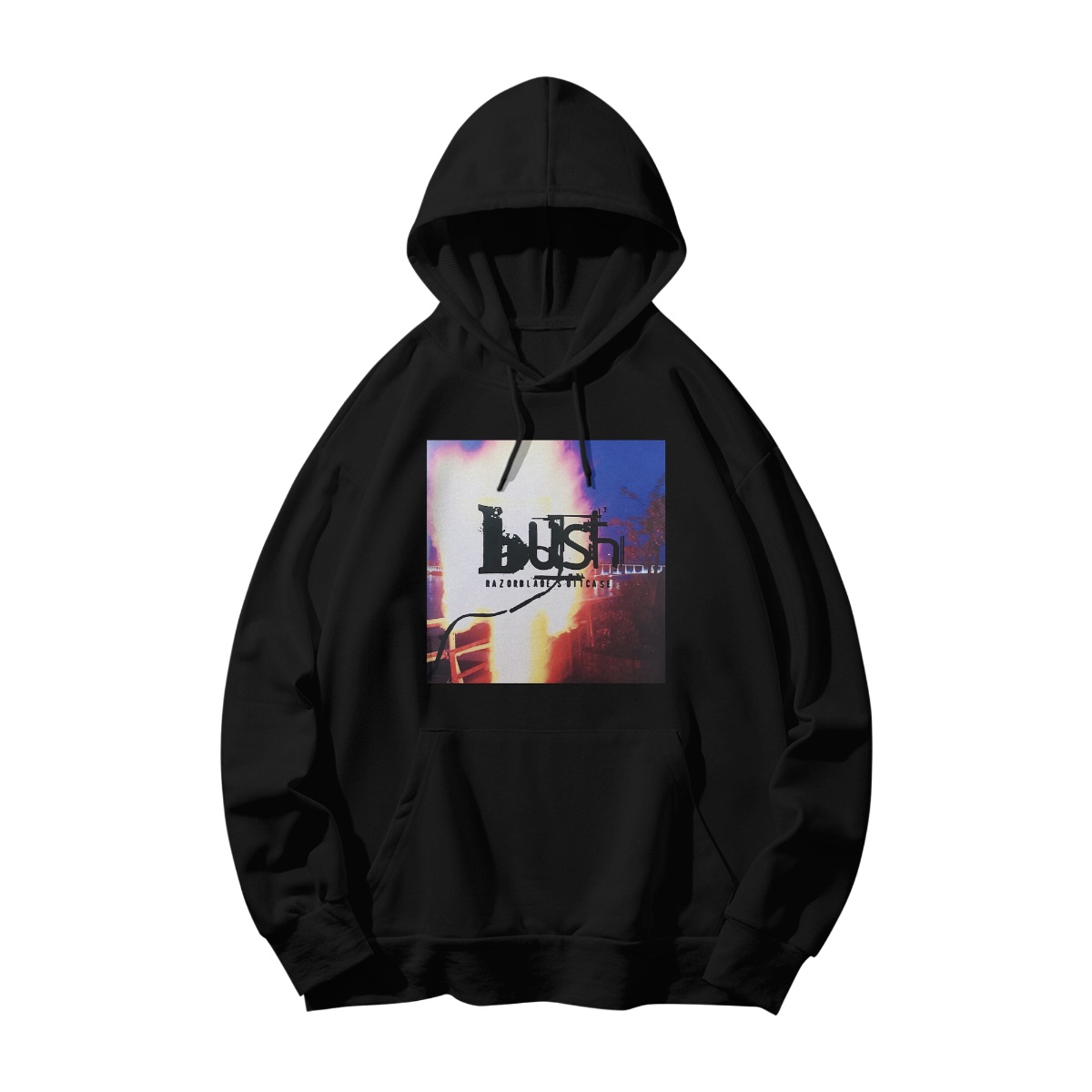 Bush Rage Tee – Edgy Flame Artwork Streetwear