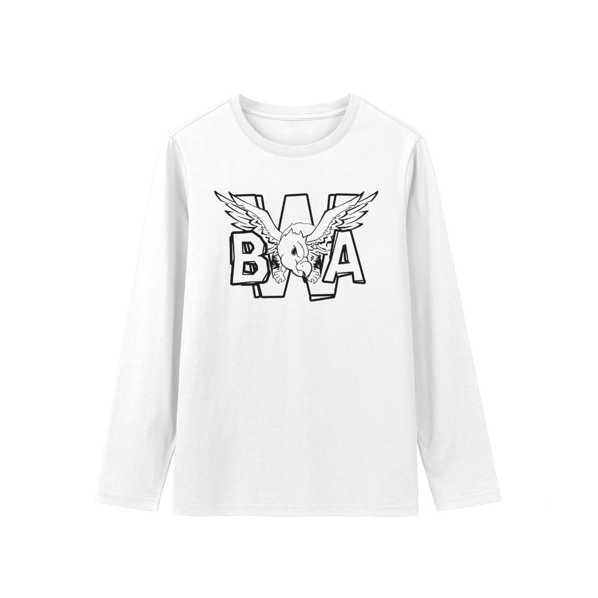 BWA Eagle Graphic T-Shirt – Bold Streetwear Black & White Design