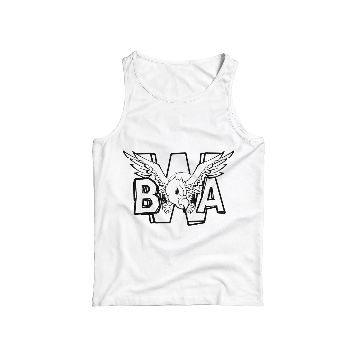 BWA Eagle Graphic T-Shirt – Bold Streetwear Black & White Design