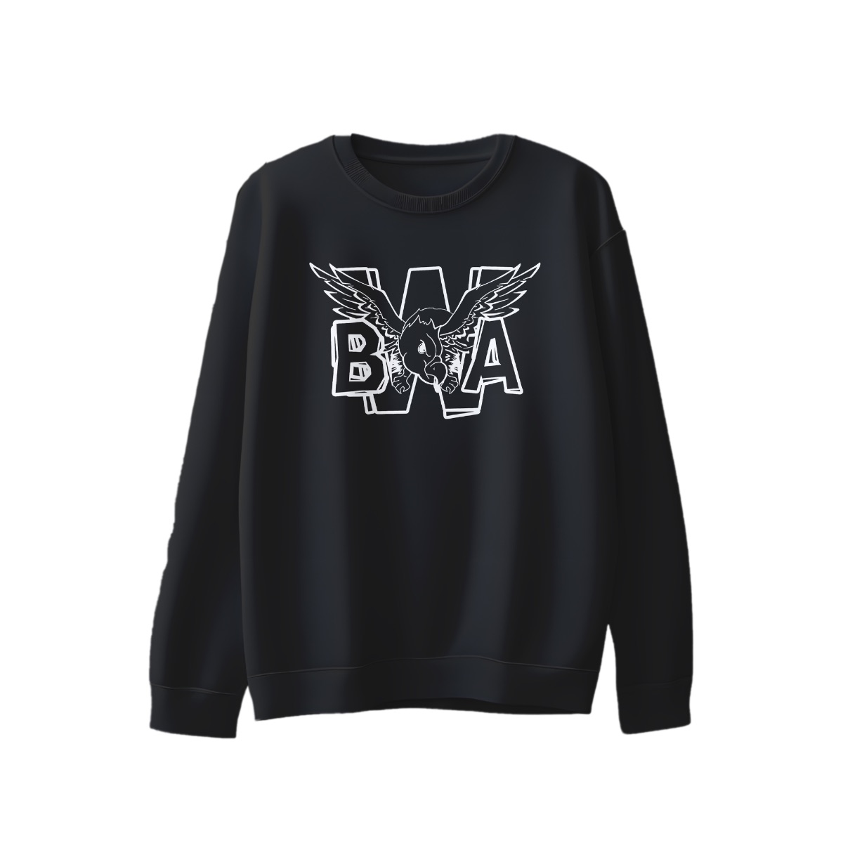 BWA Eagle Graphic T-Shirt – Bold Streetwear Black & White Design
