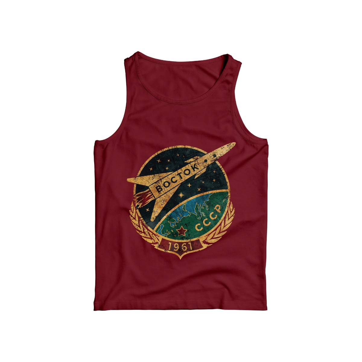 CCCP Rocket Vintage T-Shirt – Retro Soviet Space Graphic 1961