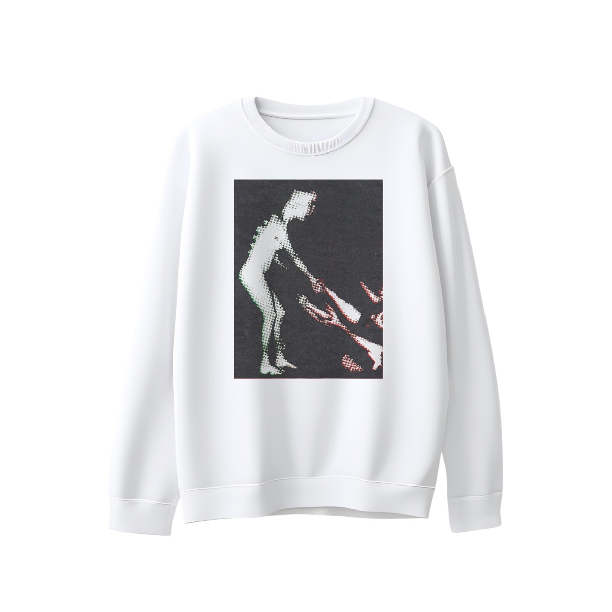 Surf Crowd Graphic T-Shirt – Retro Punk Style Surf Art Design