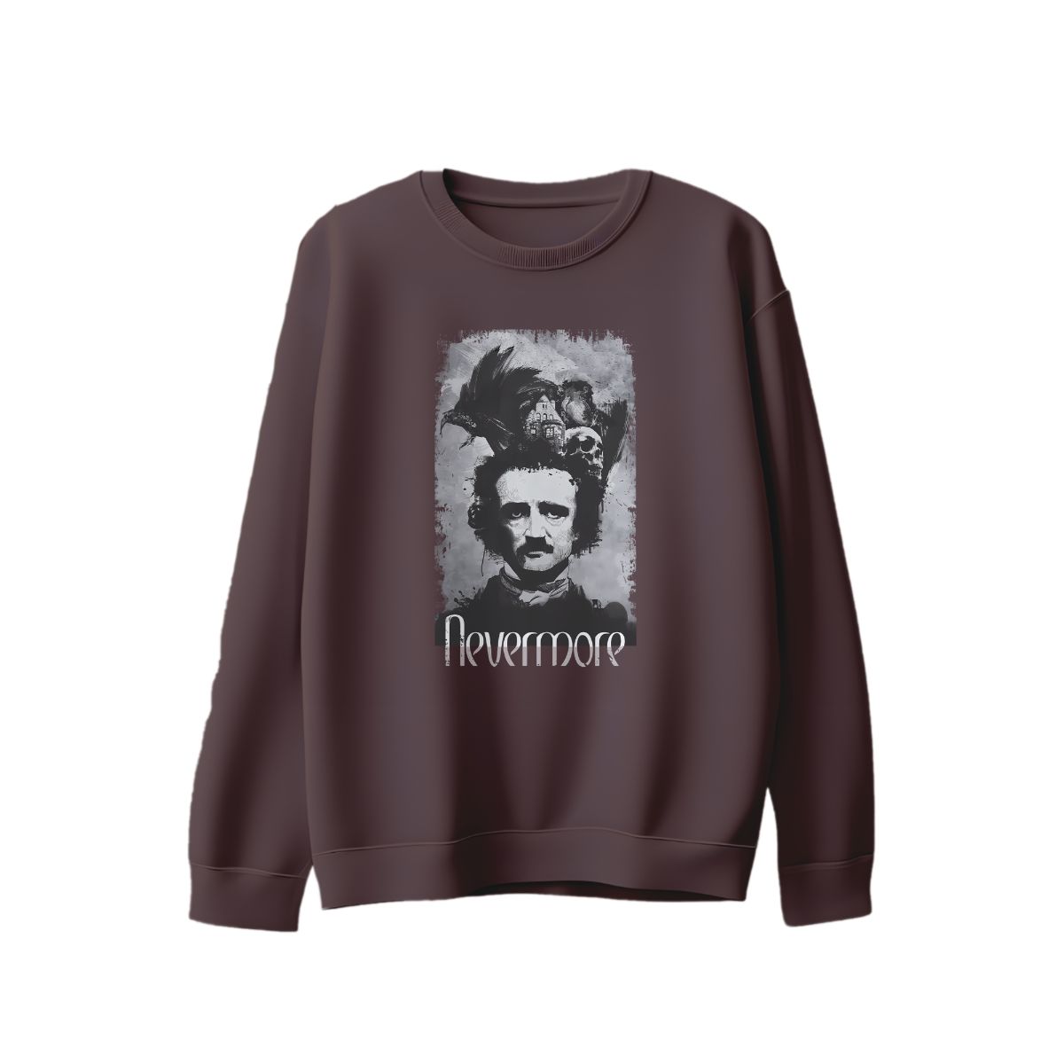 80s Edgar Allan Poe The Raven “Nevermore” T-Shirt – Vintage Horror Gothic Graphic Tee 