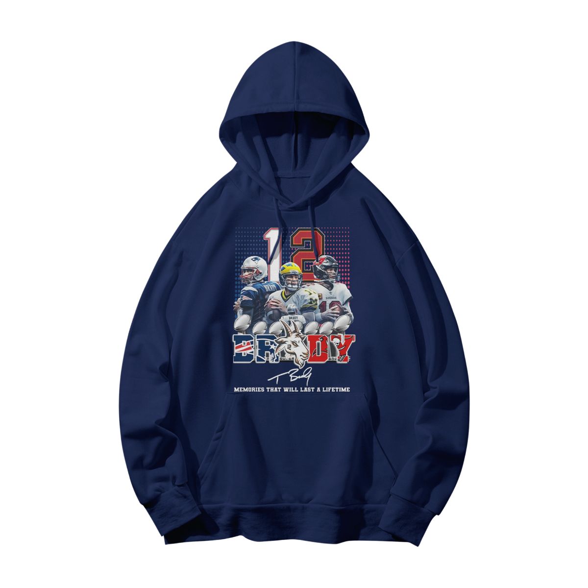 12 Tom Brady Memories That Will Last A Lifetime - Vintage Sports Team Poster Tee