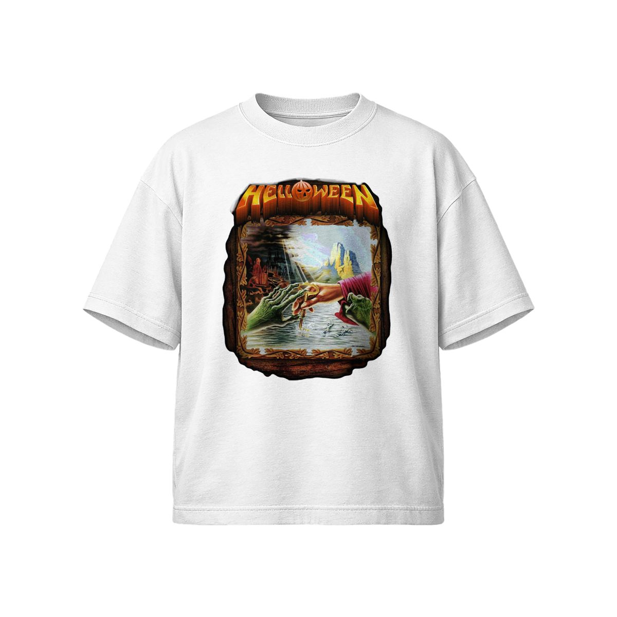 80s Helloween Keeper of the Seven Keys T-Shirt – Vintage Metal Halloween Graphic Tee 