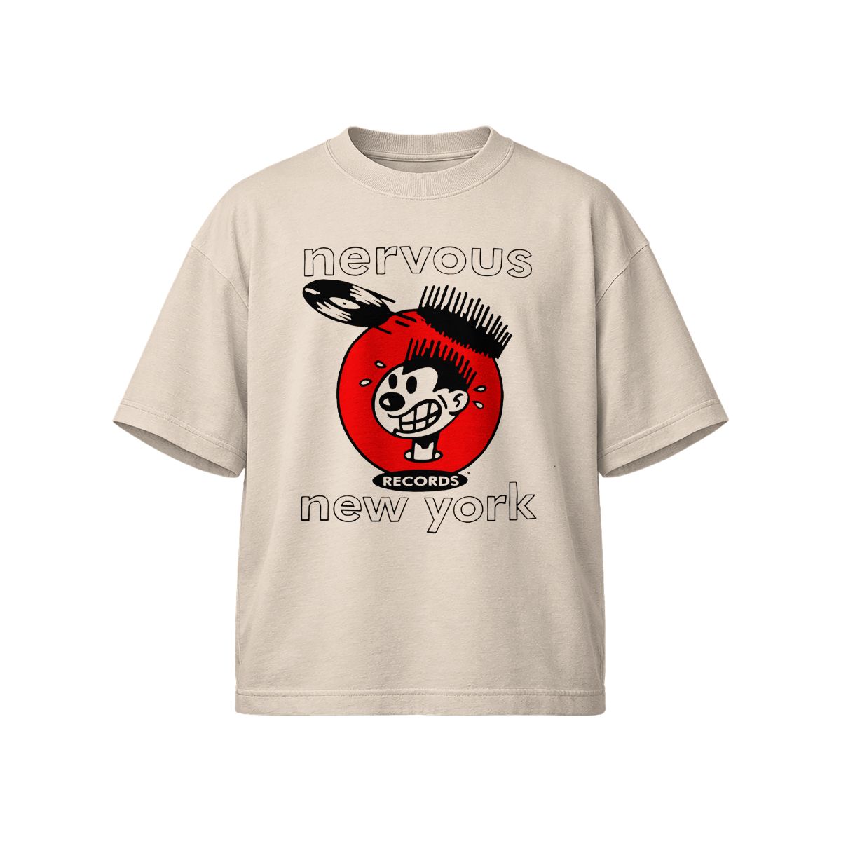 90s “Nervous Wreck” New York T-Shirt – Vintage Underground Streetwear Graphic Tee 