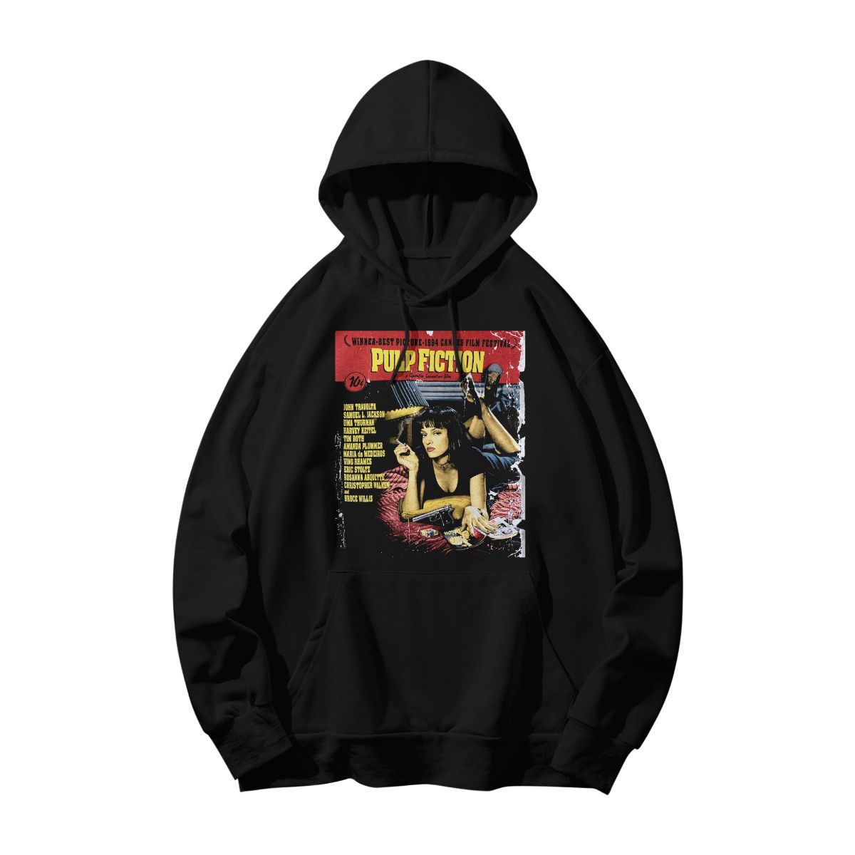 90s Pulp Fiction Vintage T-Shirt – American Crime Classic Graphic Tee 