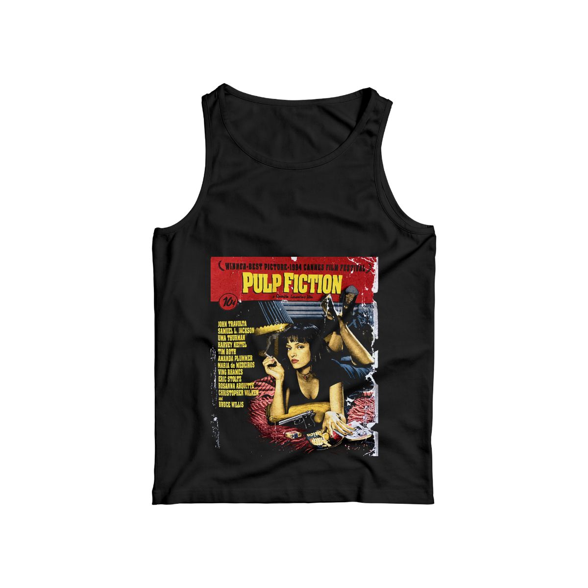 90s Pulp Fiction Vintage T-Shirt – American Crime Classic Graphic Tee 