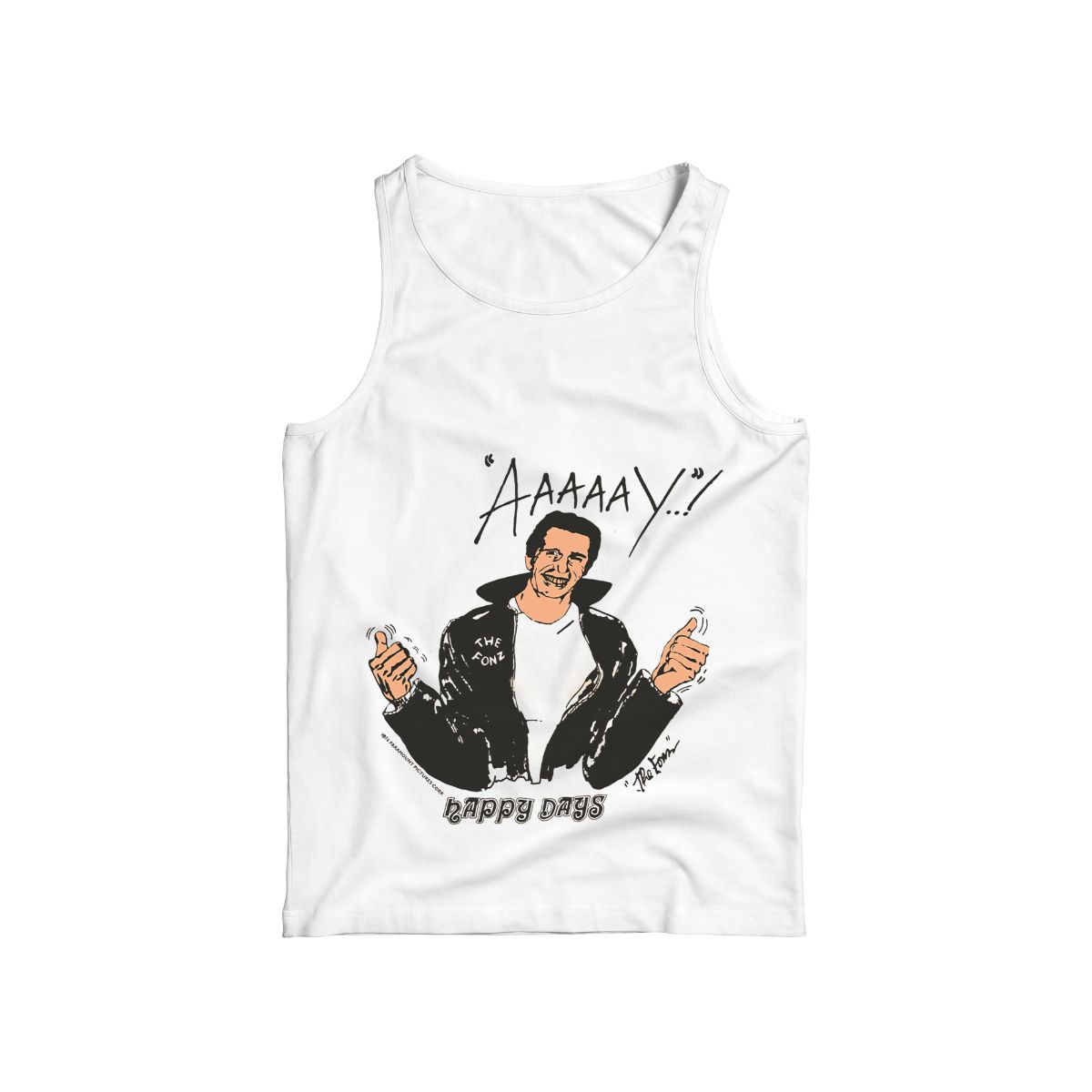 1976 Happy Days The Fonz Vintage T-Shirt – Arthur Fonzarelli Retro TV Graphic Tee 