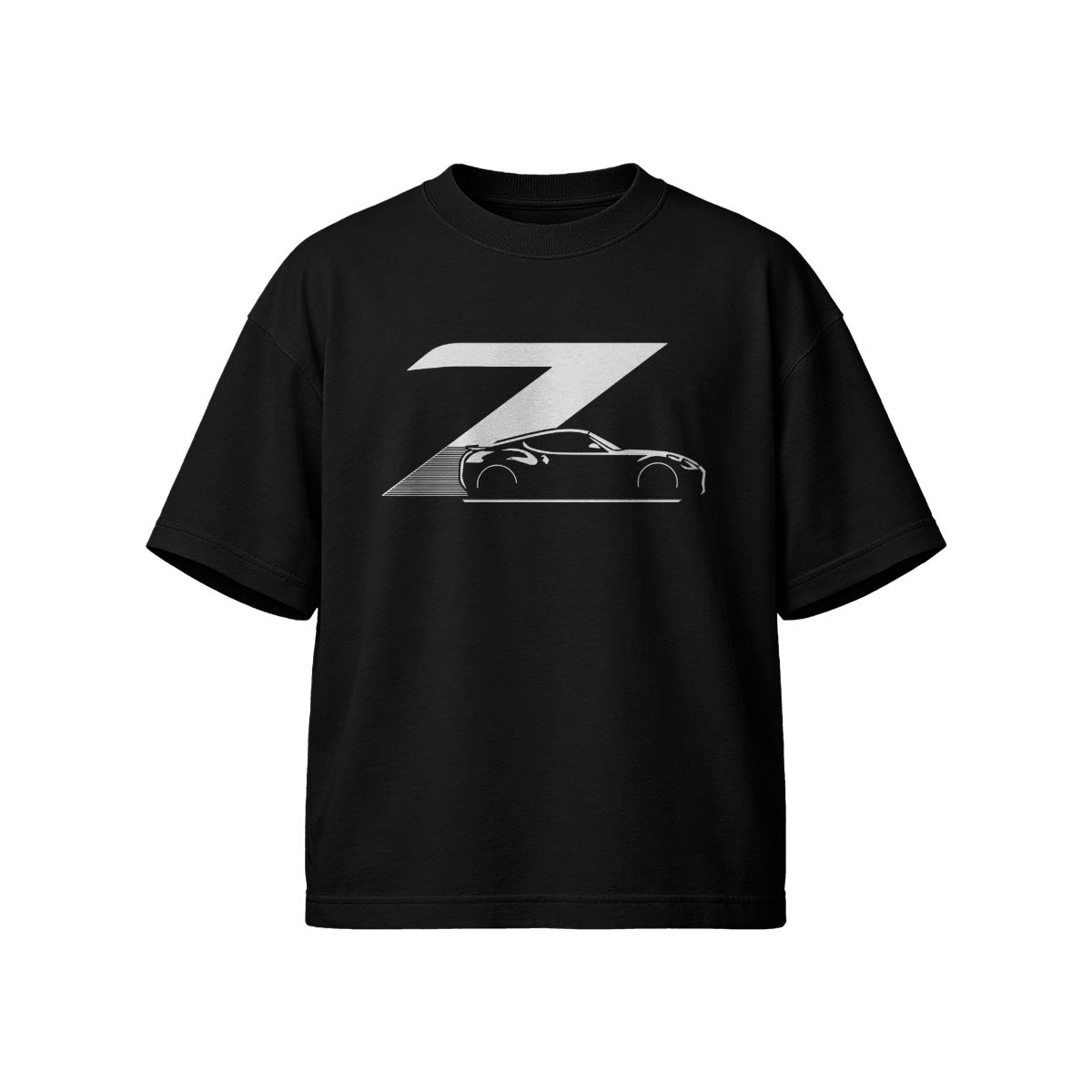 Nissan 370Z Custom White T-Shirt – Z Logo JDM Car Graphic Tee
