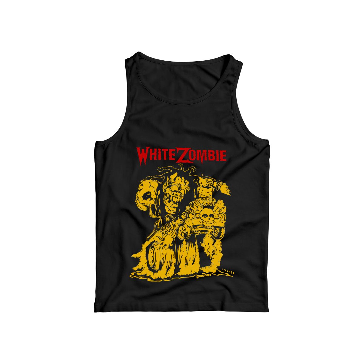 White Zombie 1988 Soul Crusher Vintage Metal Band T-Shirt Retro Horror Rock Graphic Tee 80s Heavy Metal 