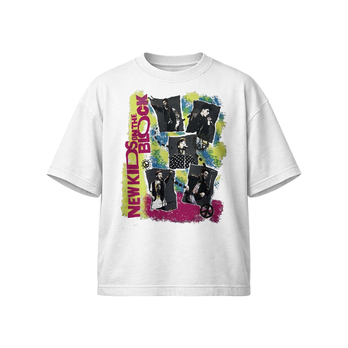 New Kids on the Block 1989 Vintage Pop Band T-Shirt Retro 80s Boy Band Graphic Tee 