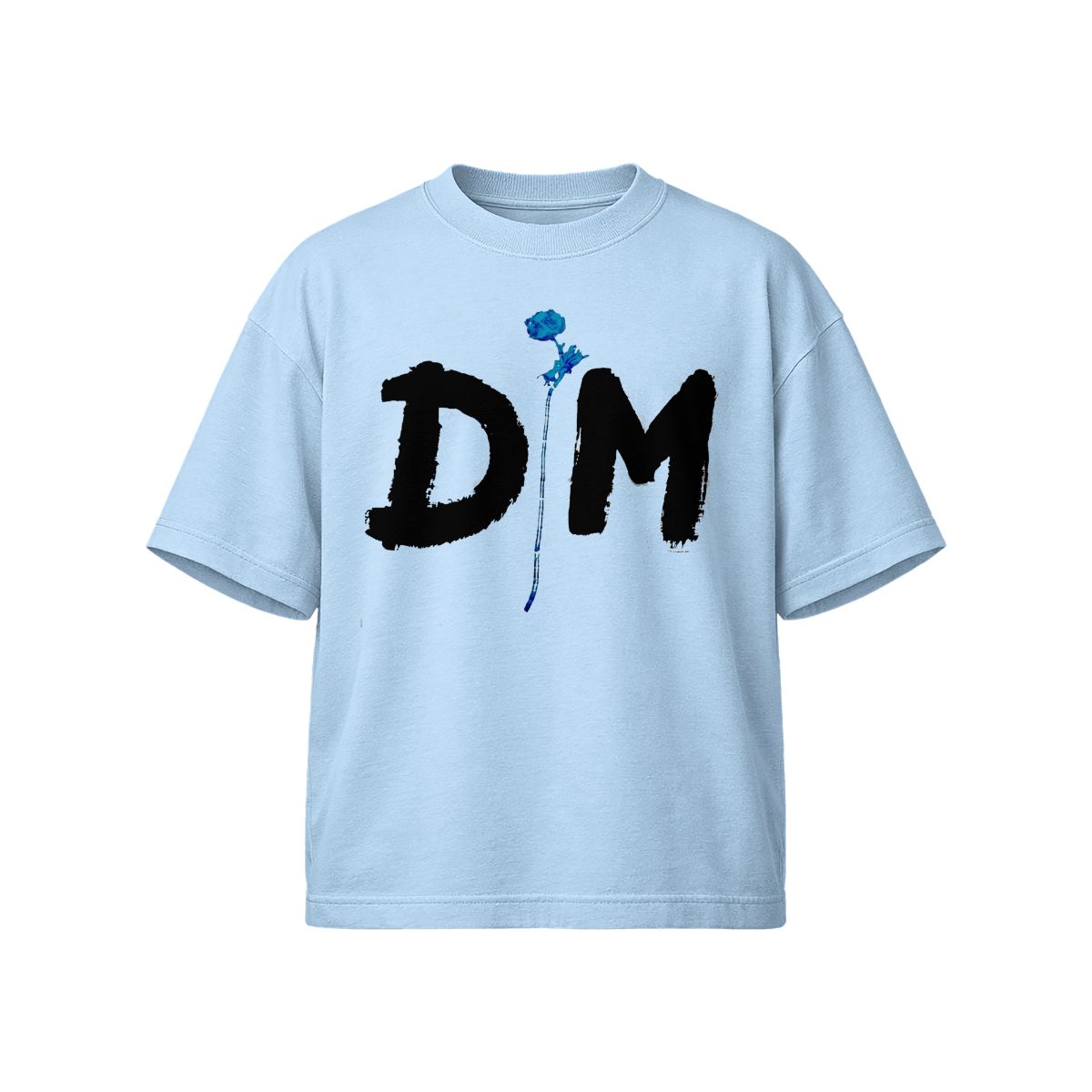 Depeche Mode 1990 Violator Tour Vintage Synth Pop Band T-Shirt Retro 90s Graphic Tee DM Rose Design 