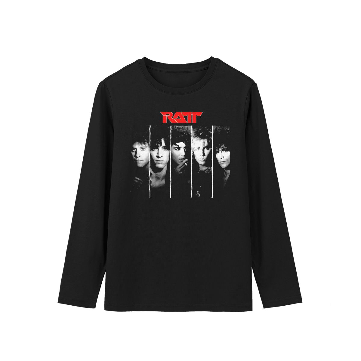 Vintage Ratt Band T-Shirt – Retro 80s Glam Metal Graphic Tee, Classic Rock Streetwear, Unisex Oversized Brown Shirt