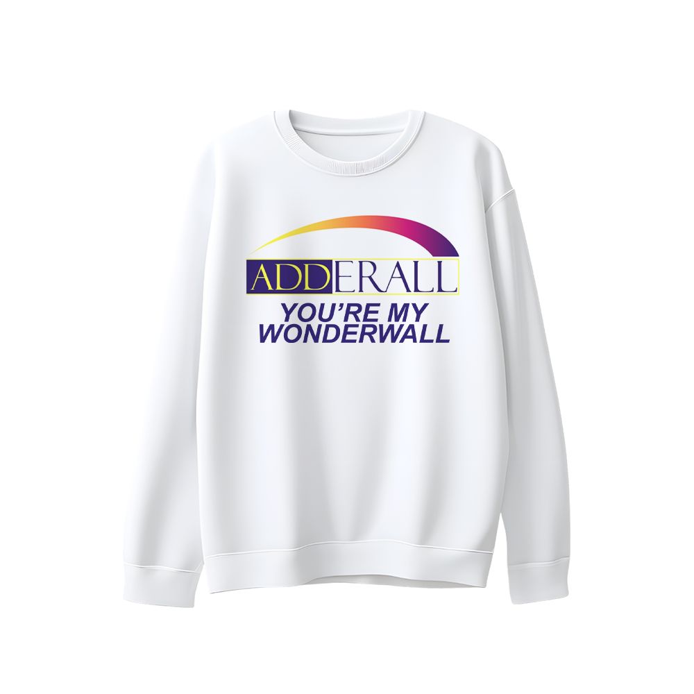 Retro Wonderwall Parody Graphic T-Shirt – Vintage Style Music Humor Tee, Soft Cotton Streetwear