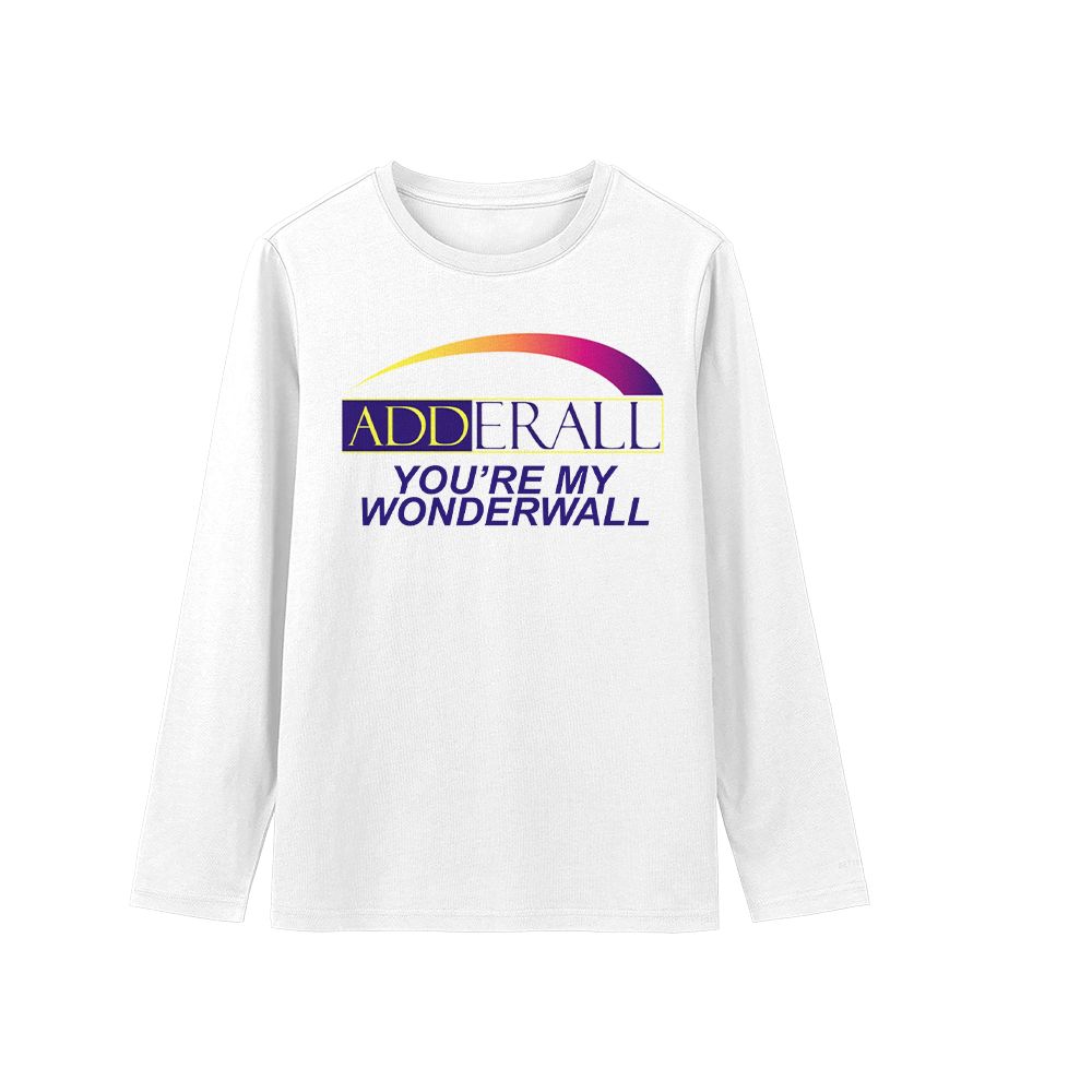 Retro Wonderwall Parody Graphic T-Shirt – Vintage Style Music Humor Tee, Soft Cotton Streetwear