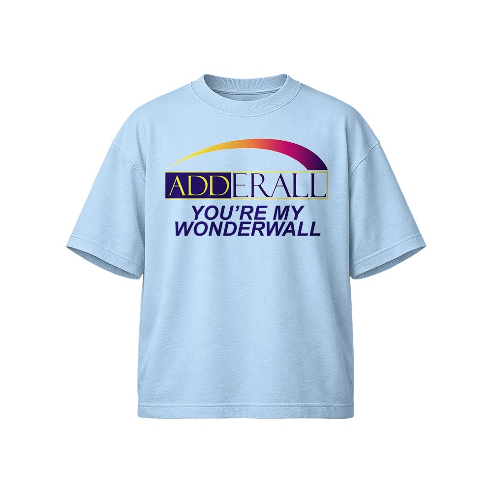 Retro Wonderwall Parody Graphic T-Shirt – Vintage Style Music Humor Tee, Soft Cotton Streetwear