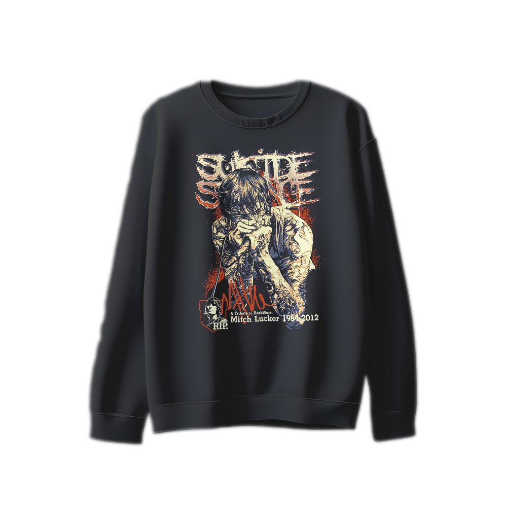Mitch Lucker RIP Vintage Metal Band T-Shirt, Memorial Rock Graphic Tee, Heavy Music Streetwear Shirt