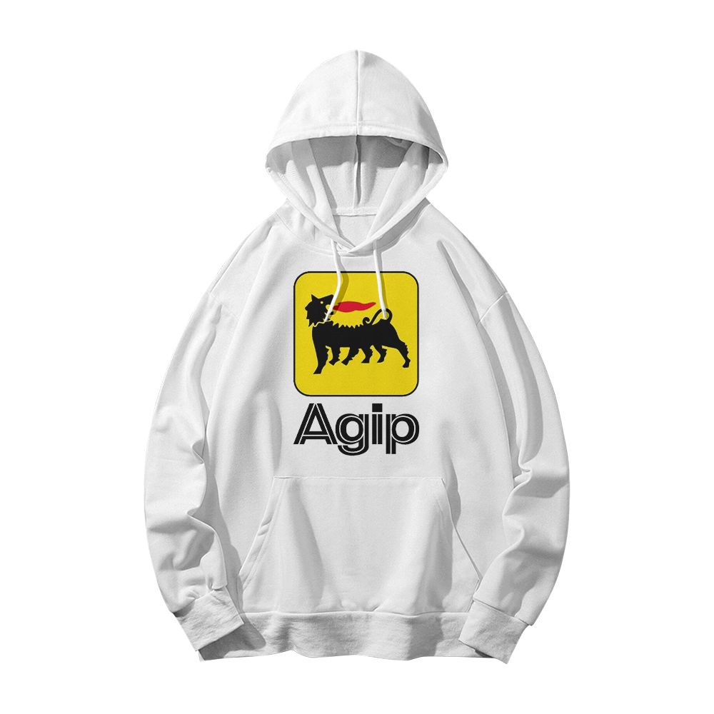  Agip Vintage Racing Logo T-Shirt, Retro Motorsport Graphic Tee, Classic Automotive Streetwear Shirt
