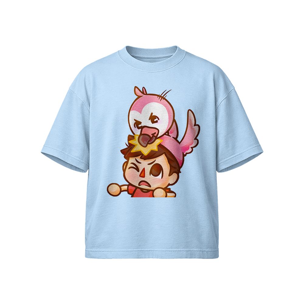 Alberts Stuff Flamingo Vintage Gaming T-Shirt, Retro YouTube Meme Graphic Tee, Funny Internet Streetwear Shirt