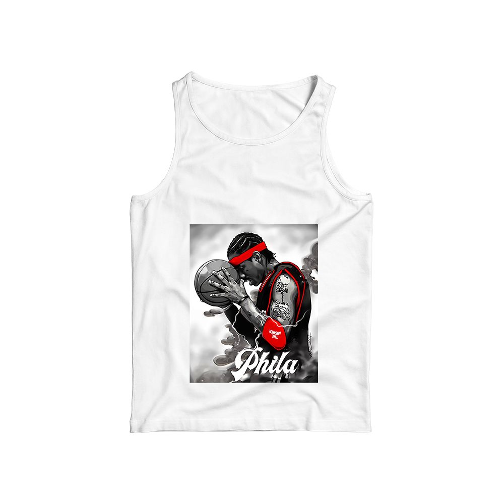 Allen Iverson Philadelphia 76ers Vintage NBA Basketball T-Shirt, Retro Sports Graphic Tee, Streetwear Fan Shirt