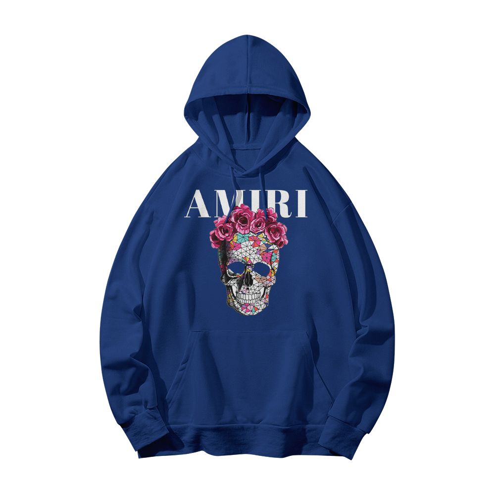 AMIRI Skull Flower Vintage Graphic T-Shirt, Luxury Rock Streetwear Tee, Designer Fashion Shirt
