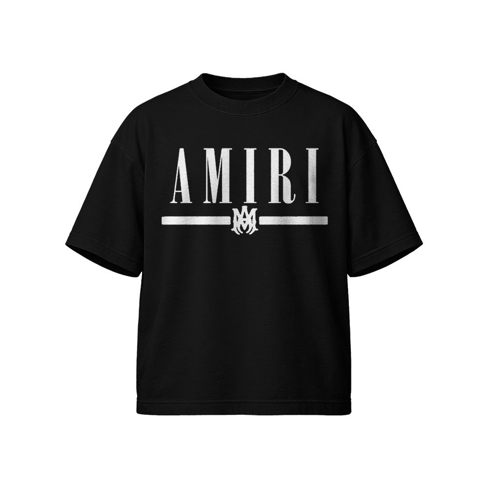 AMIRI Core Logo Vintage Fashion T-Shirt, Minimalist Luxury Streetwear Tee, Designer Graphic Shirt