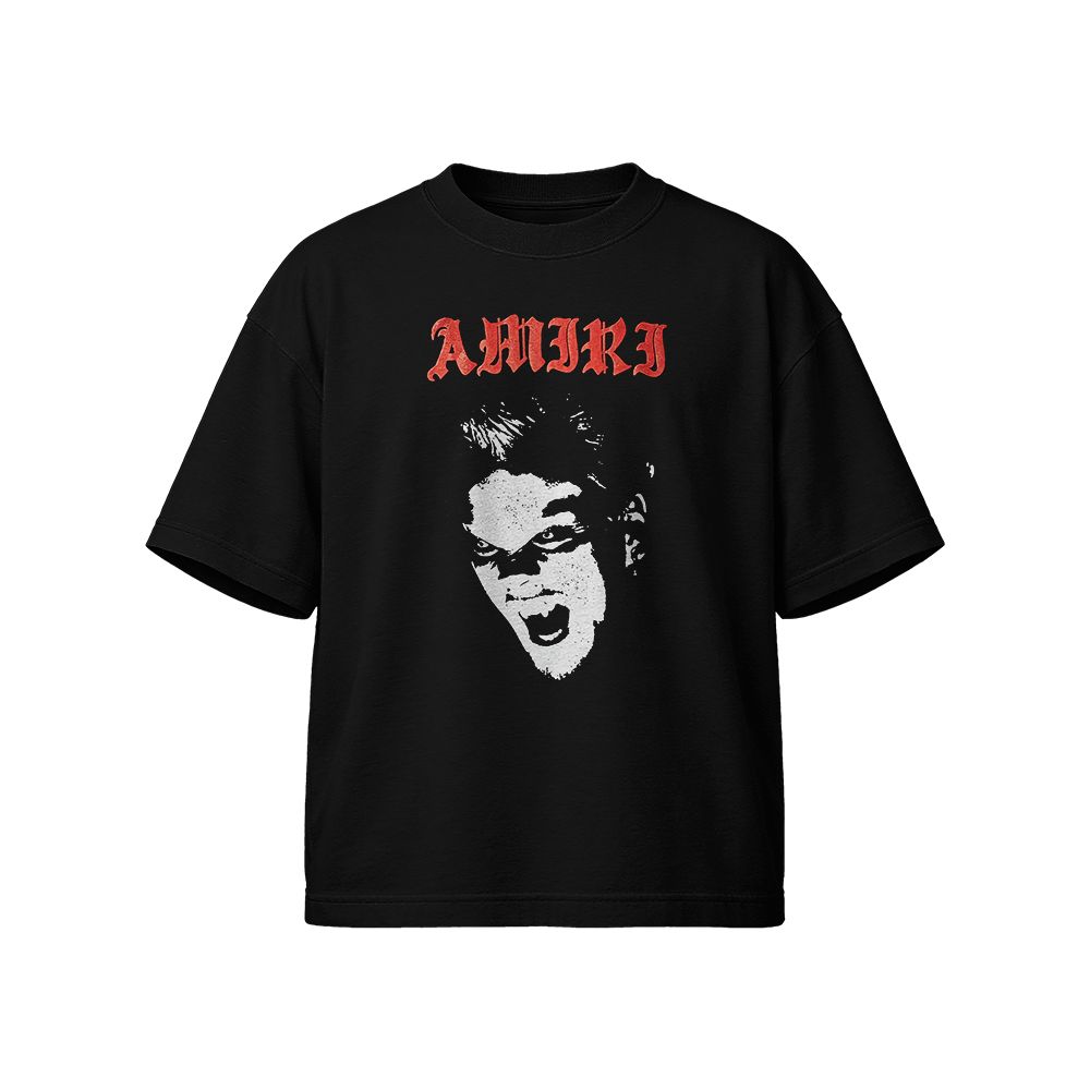 AMIRI Lost Boys Vintage Graphic T-Shirt, Retro Luxury Streetwear Tee, Fashion Logo Shirt