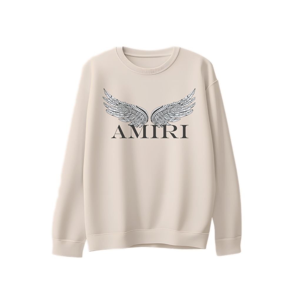  AMIRI Wings Vintage Streetwear T-Shirt, Luxury Fashion Graphic Tee, Retro Designer Shirt