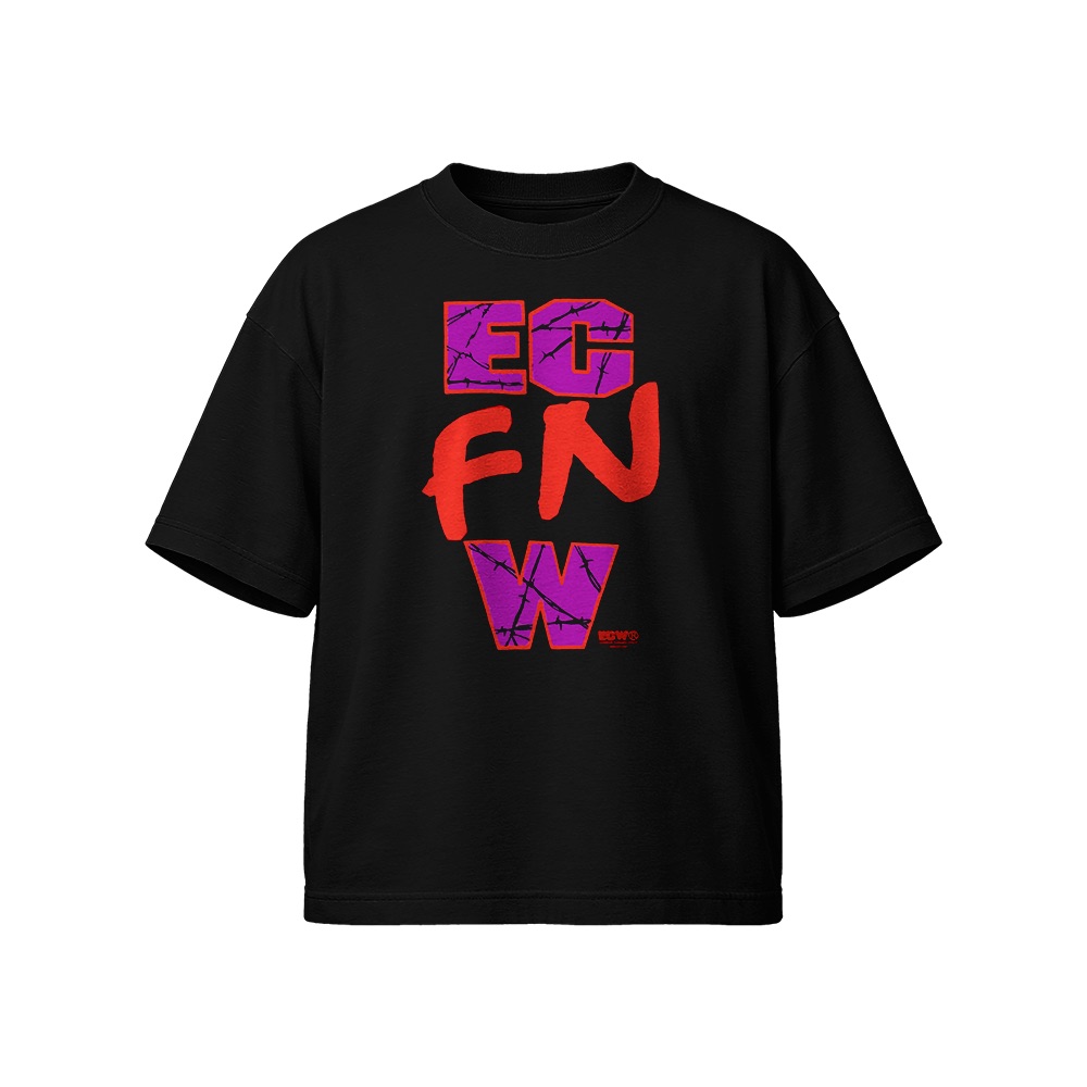 Authentic ECW EC FN W Vintage Hardcore Wrestling Graphic T-Shirt