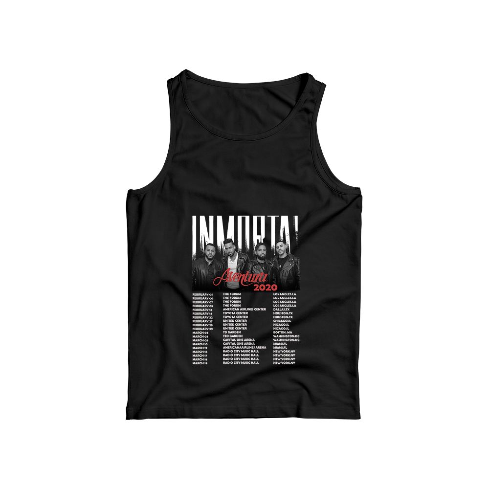 Aventura Immortal 2020 Tour Latin Music Concert Graphic T-Shirt