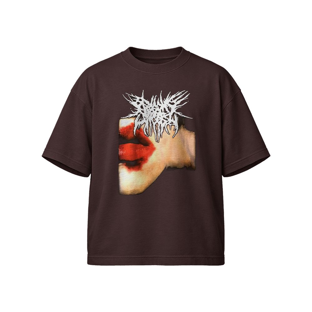 Awaiting The Fist Punk Lip Graphic Alternative T-Shirt