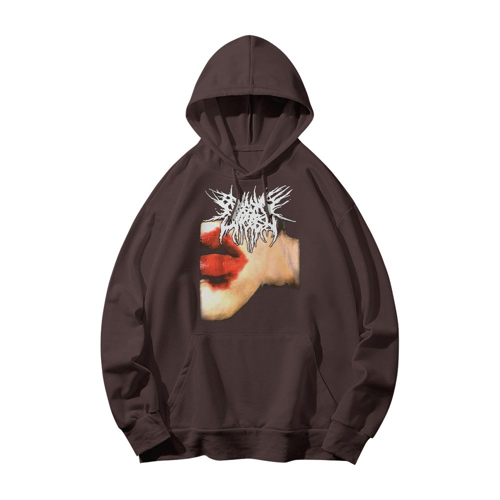 Awaiting The Fist Punk Lip Graphic Alternative T-Shirt