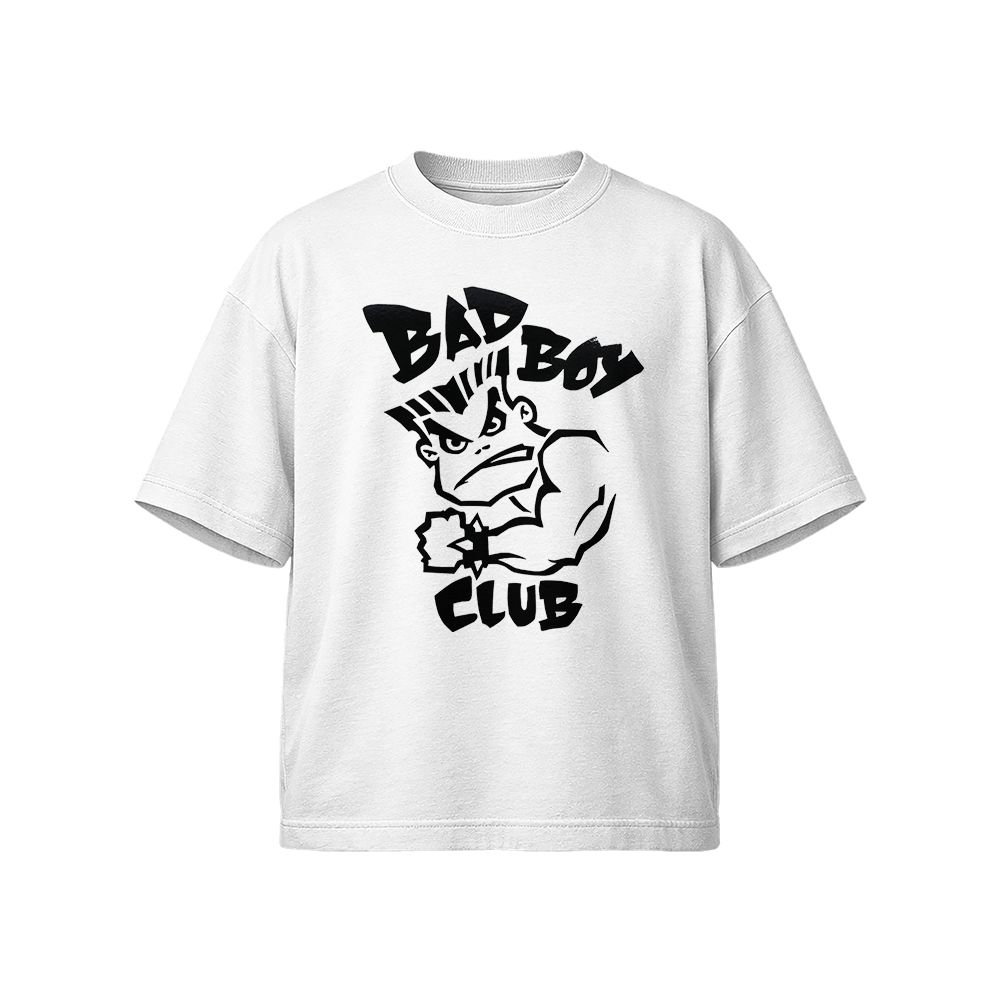 Bad Boy Club Graphic T-Shirt Urban Streetwear Bold Logo Cotton Tee