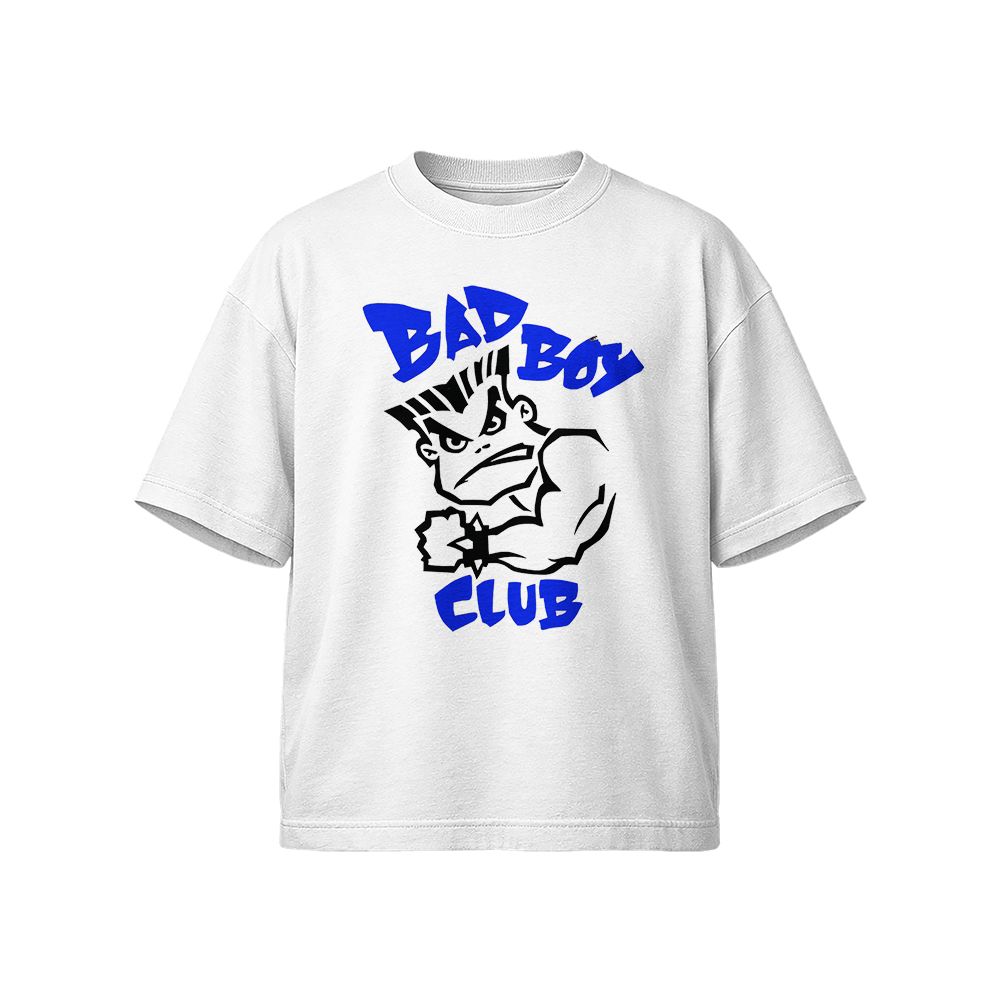 Bad Boy Club Graphic T-Shirt Urban Streetwear Bold Logo Cotton Tee
