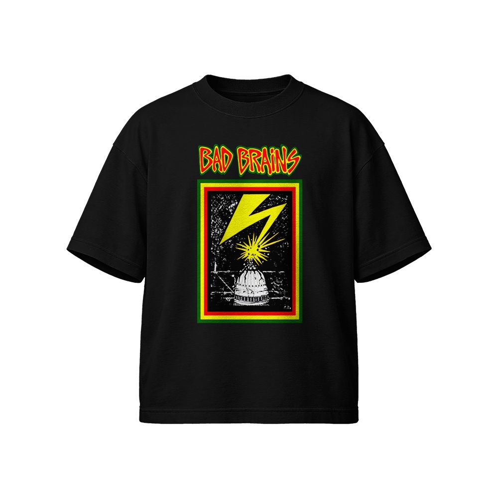 Bad Brains Capital Logo Punk Band T-Shirt Vintage Hardcore Music Tee