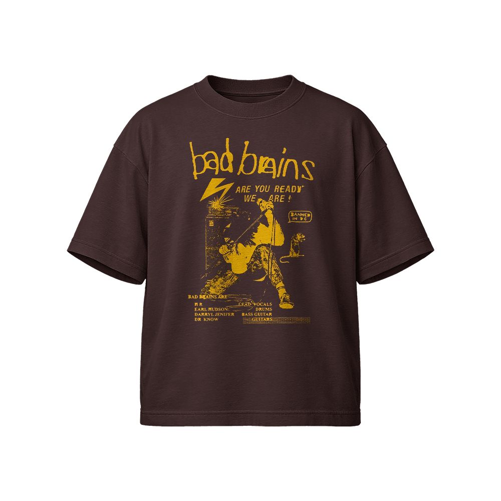 Bad Brains Vintage Edition Graphic T-Shirt Retro Punk Rock Streetwear Tee