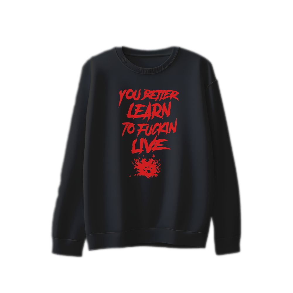 Bad Wolves “You Better Learn to Fu**in Live” Rock Band Graphic T-Shirt Cotton Tee