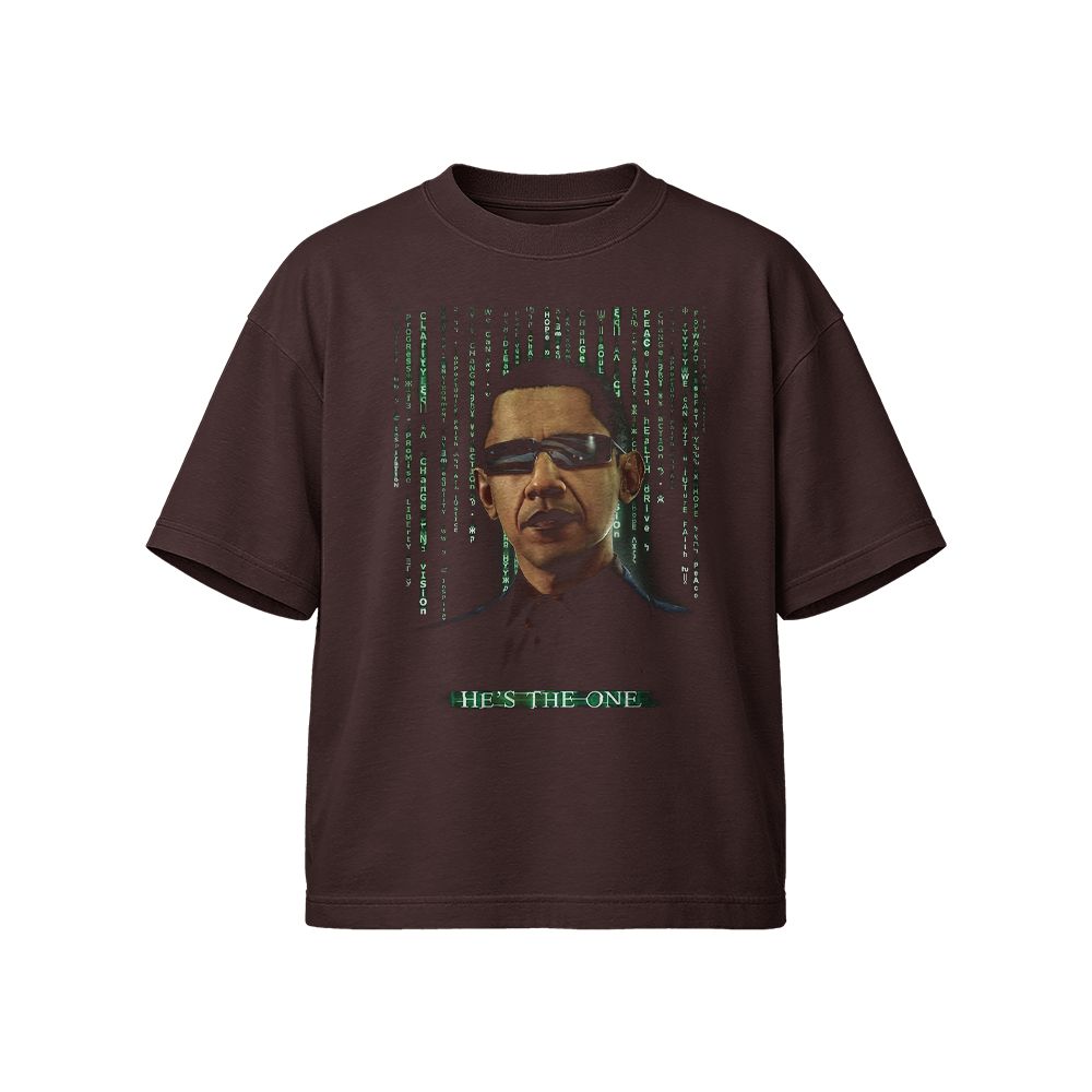 Barack Obama “The Mountain He’s The One” Graphic T-Shirt Artistic Political Tee