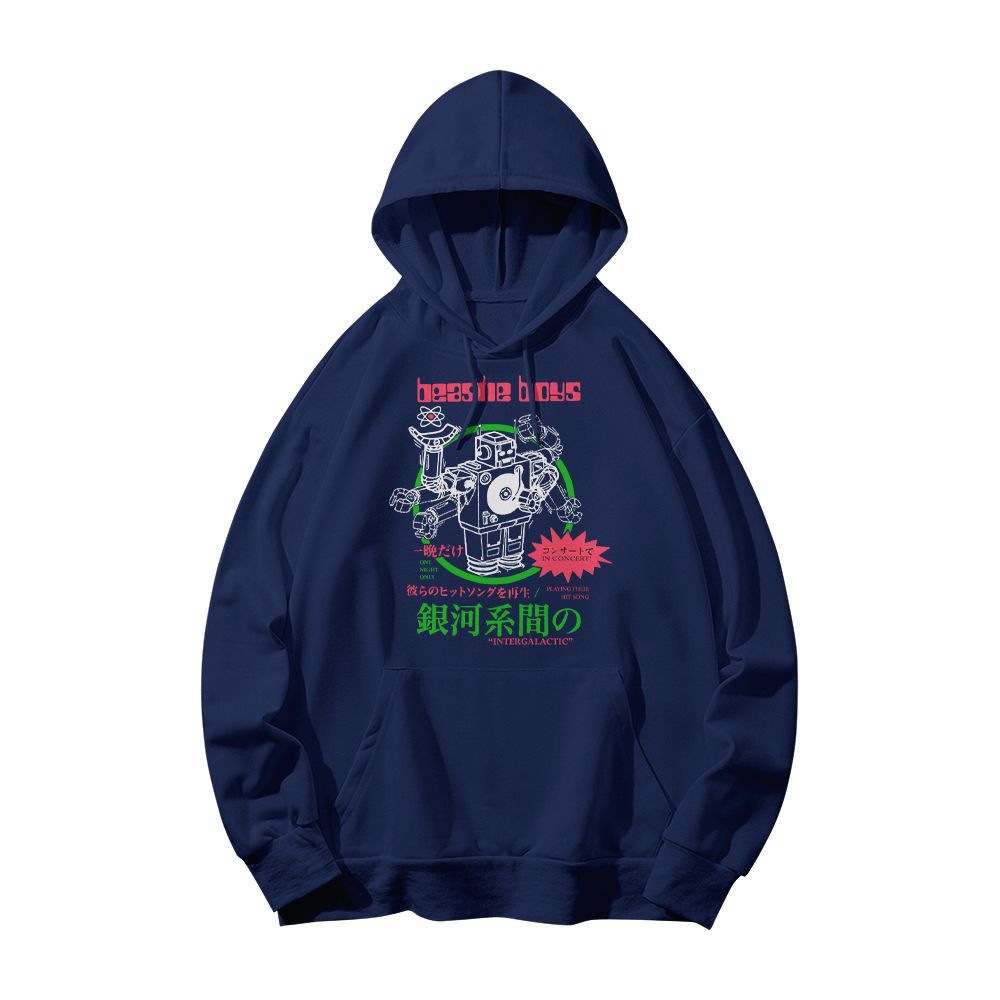 Beastie Boys Intergalactic Robot T-Shirt – Vintage Hip Hop Graphic Tee, Japanese Style Streetwear, Retro Rap Band Shirt