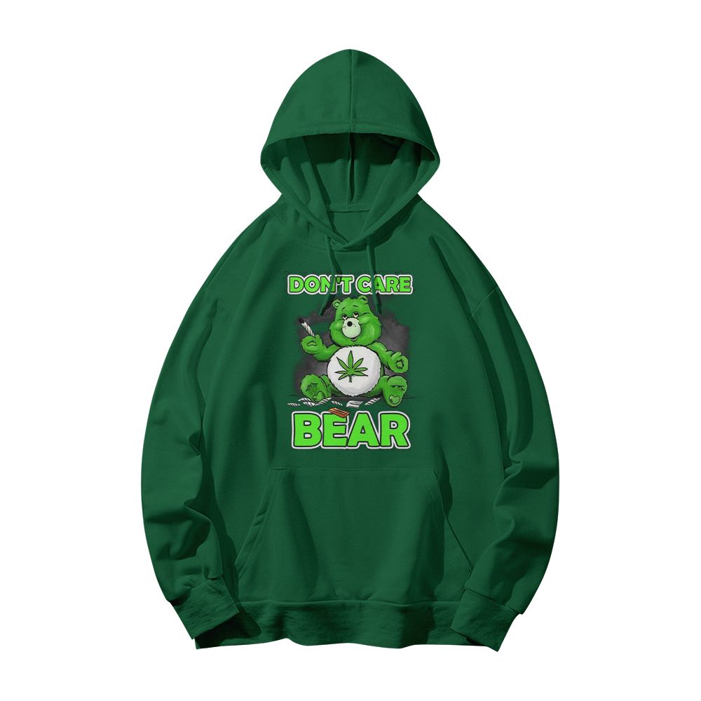 Funny Bear Smoking Weed Graphic T-Shirt Cannabis Humor Cotton Tee Unisex
