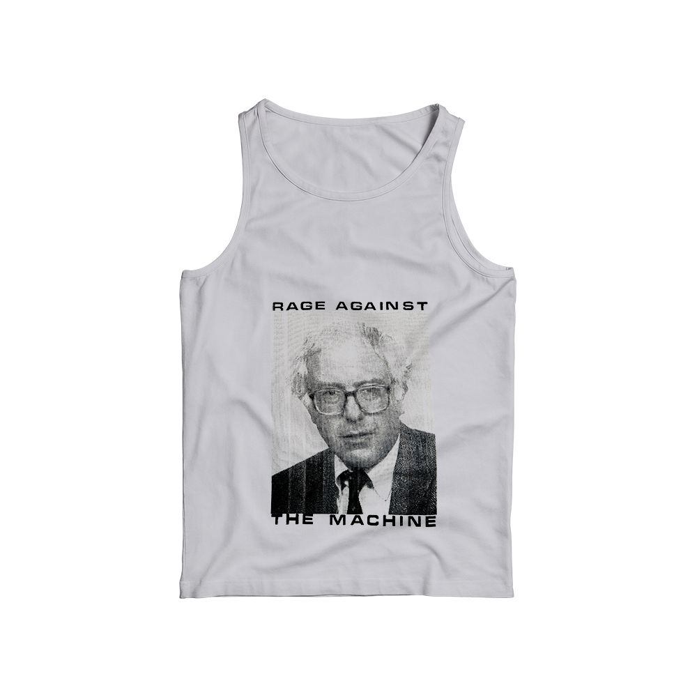 Bernie Sanders Rage Against The Machine Vintage T-Shirt, Political Rock Mashup Graphic Tee, Protest Streetwear
