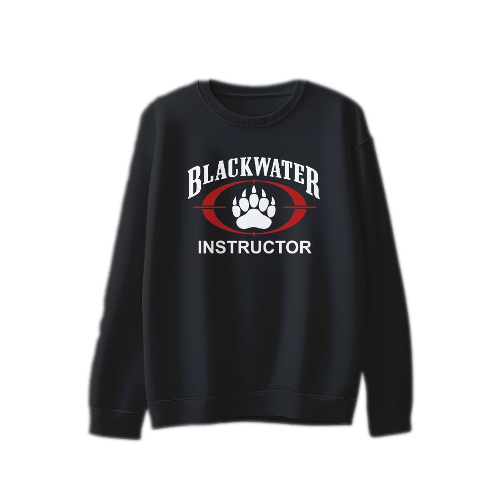 Blackwater Instructor Vintage Tee – Distressed Tactical Military Shirt, Rugged Contractor Style Apparel
