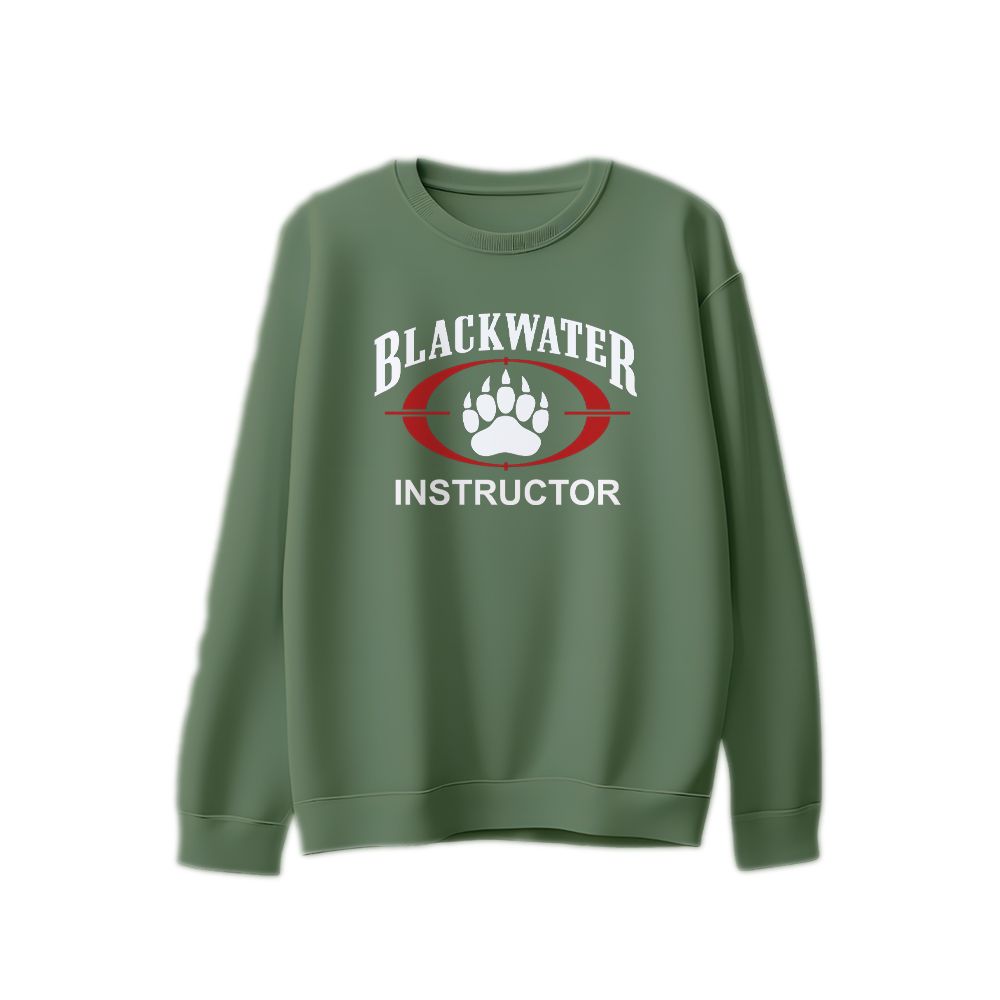 Blackwater Instructor Vintage Tee – Distressed Tactical Military Shirt, Rugged Contractor Style Apparel