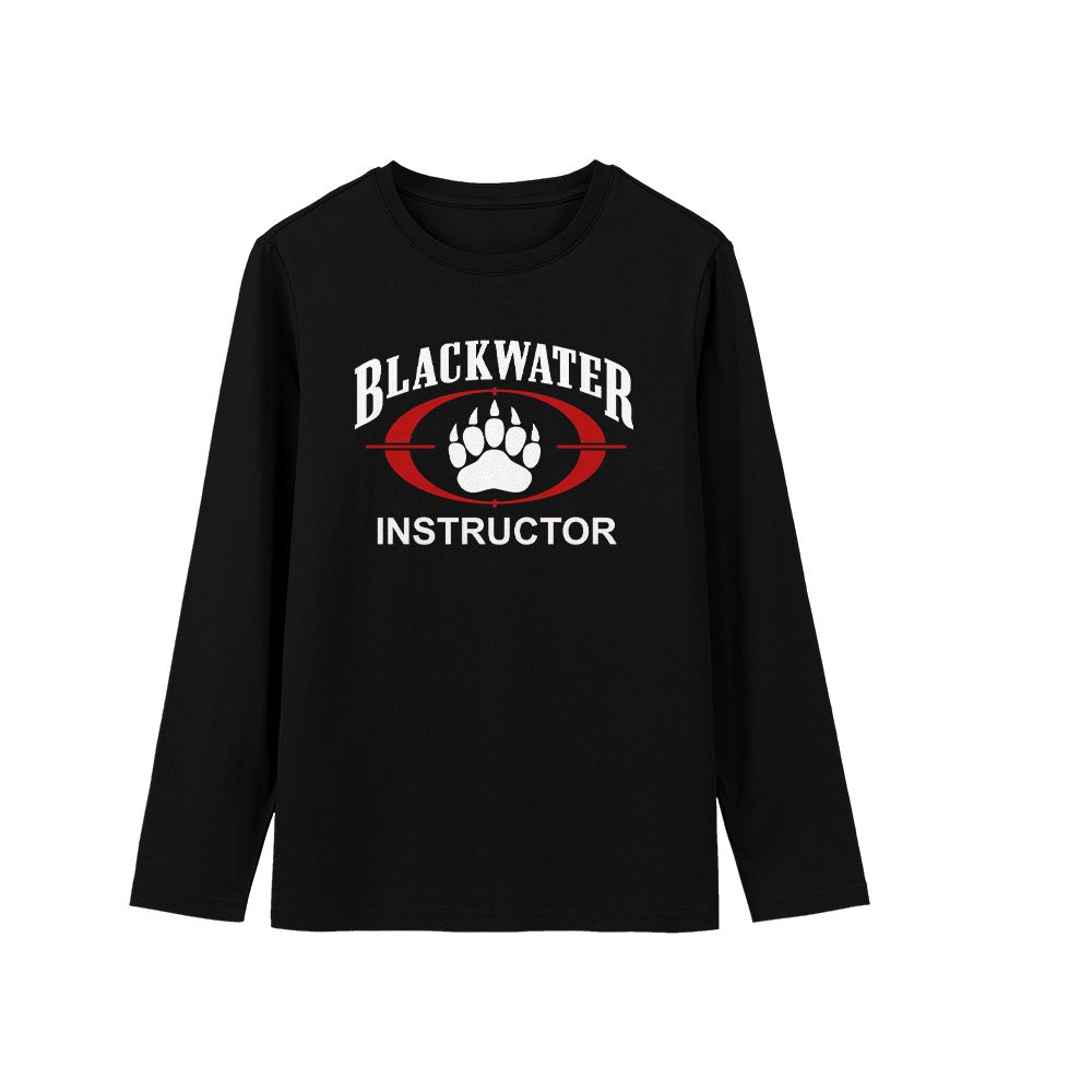 Blackwater Instructor Vintage Tee – Distressed Tactical Military Shirt, Rugged Contractor Style Apparel