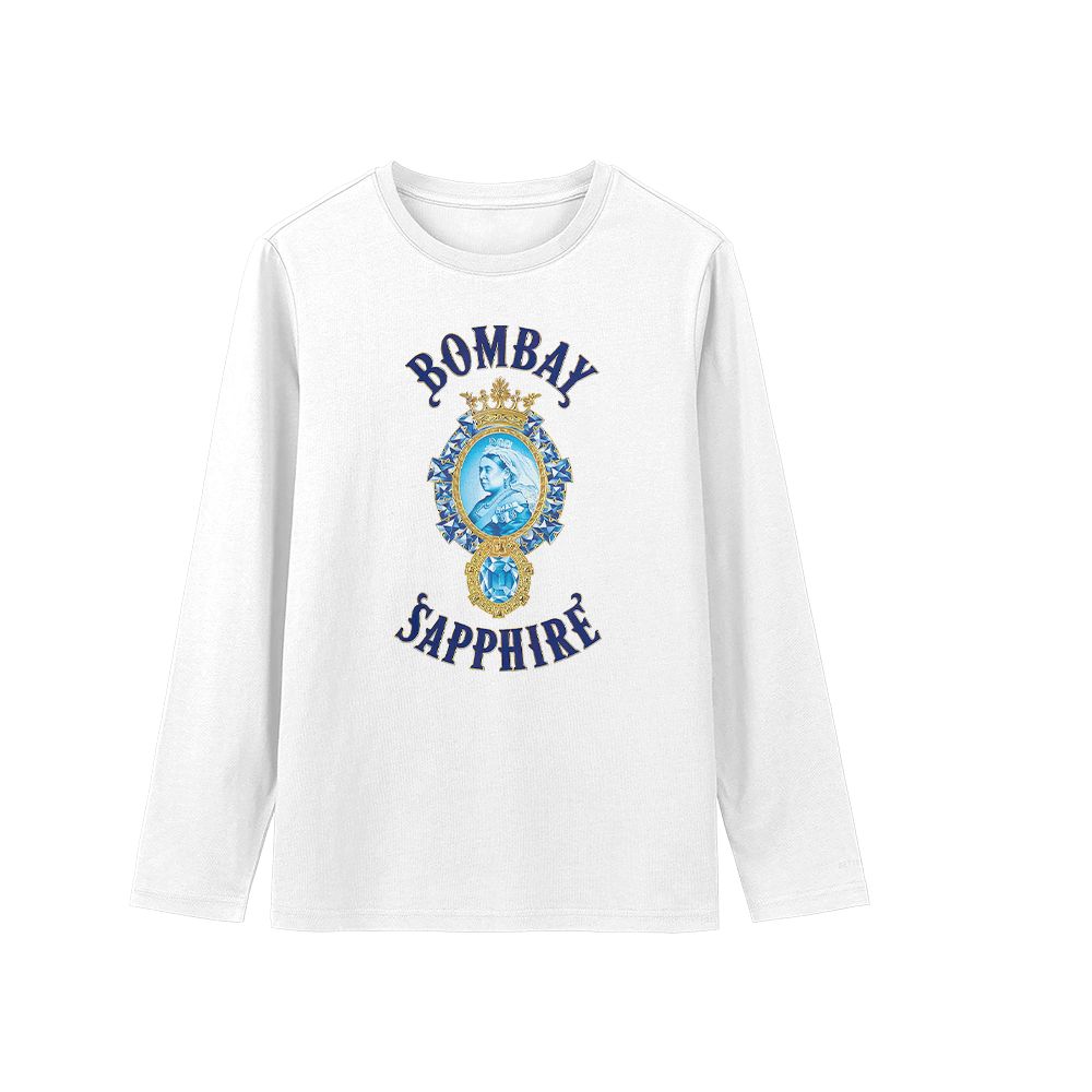 Bombay Sapphire Gin Vintage Graphic T-Shirt – Classic Liquor Logo Streetwear Tee