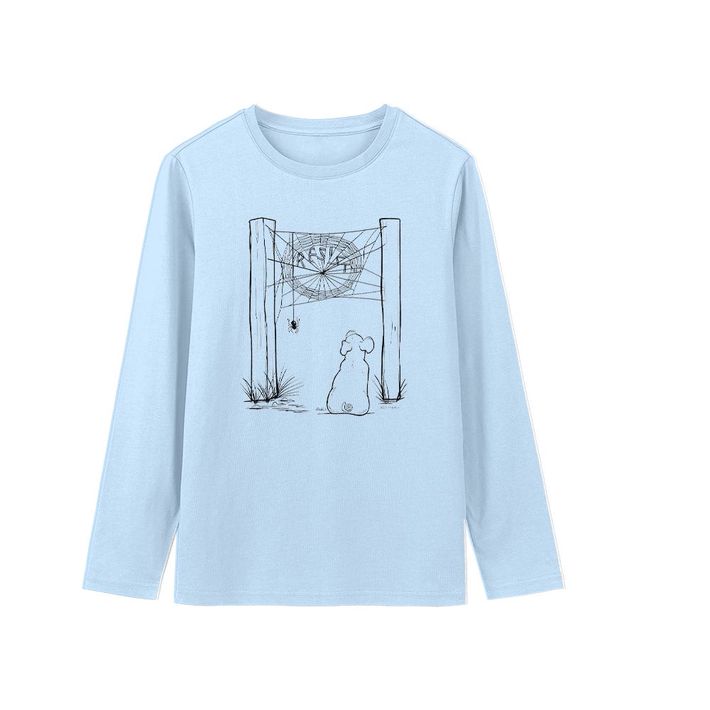 Charlotte Says Resist Dog & Spider Graphic T-Shirt – Artistic Statement Streetwear Tee