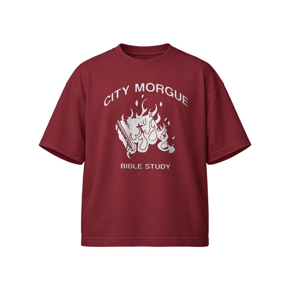 City Morgue “Bible Study” T-Shirt – Underground Hip Hop Graphic Streetwear Tee