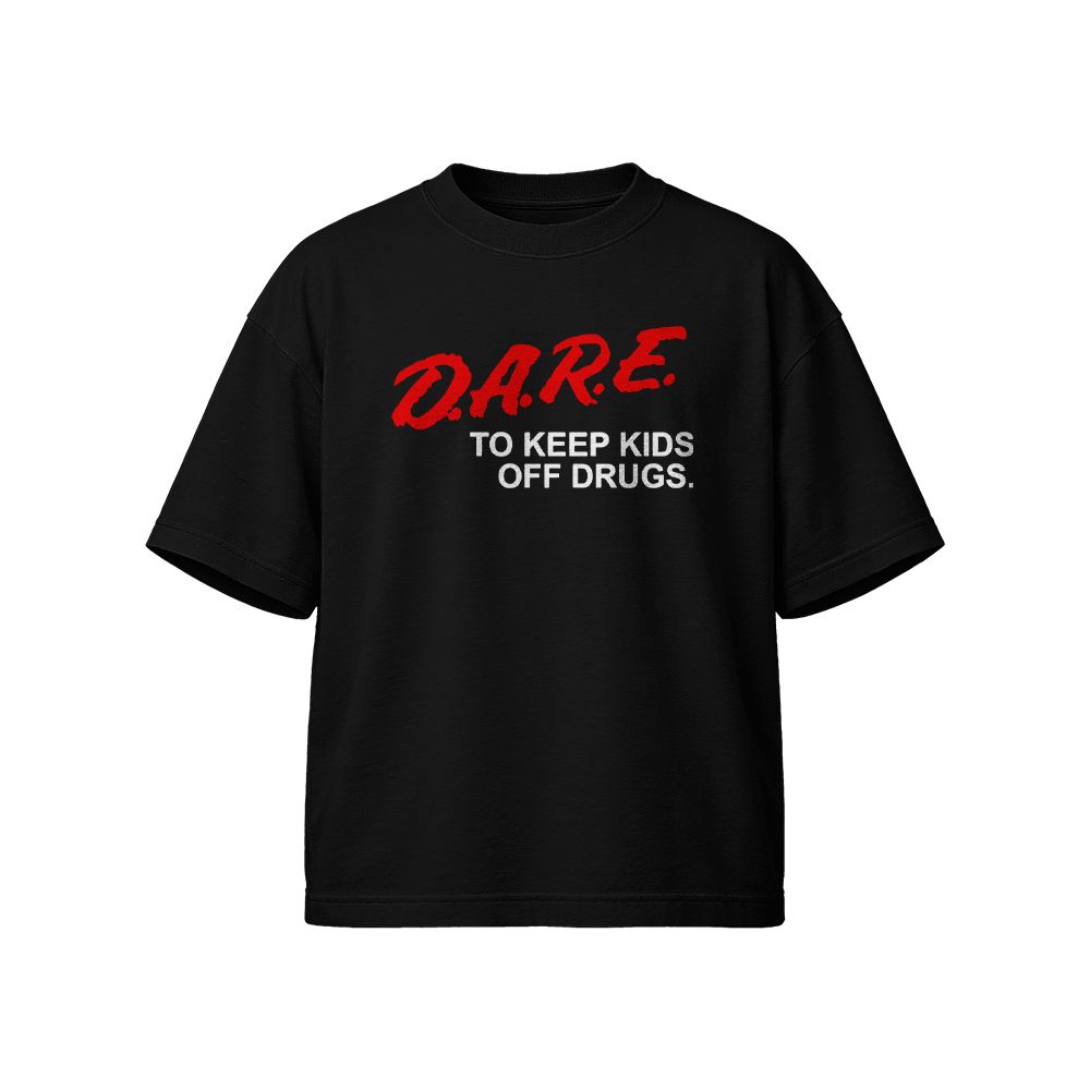 D.A.R.E. To Keep Kids Off Drugs Vintage Anti-Drug Graphic T-Shirt